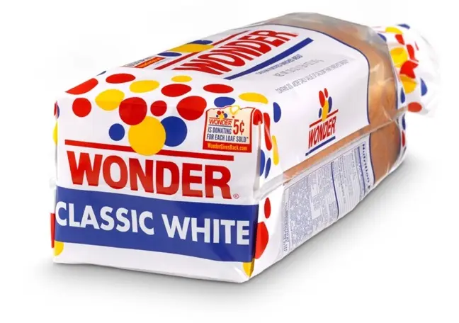 WONDER white bread