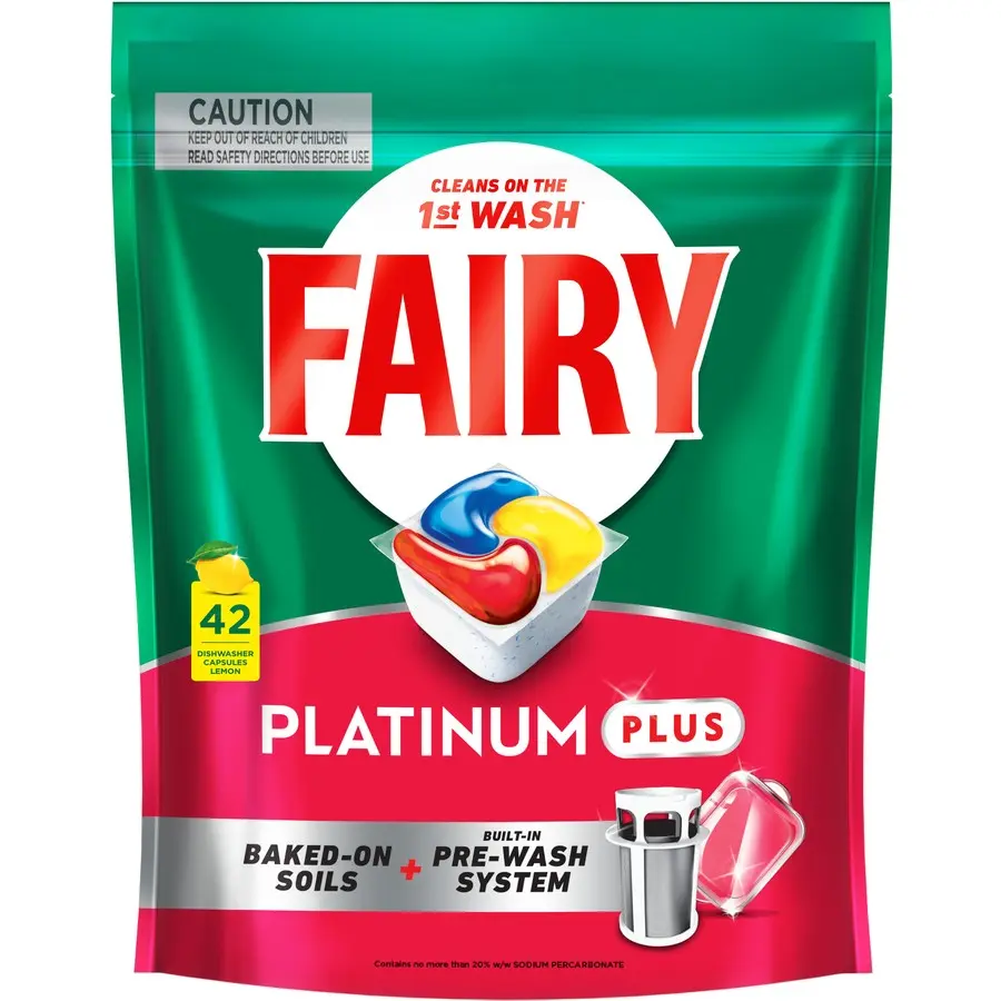 FAIRY dishwasher tablets, 42s