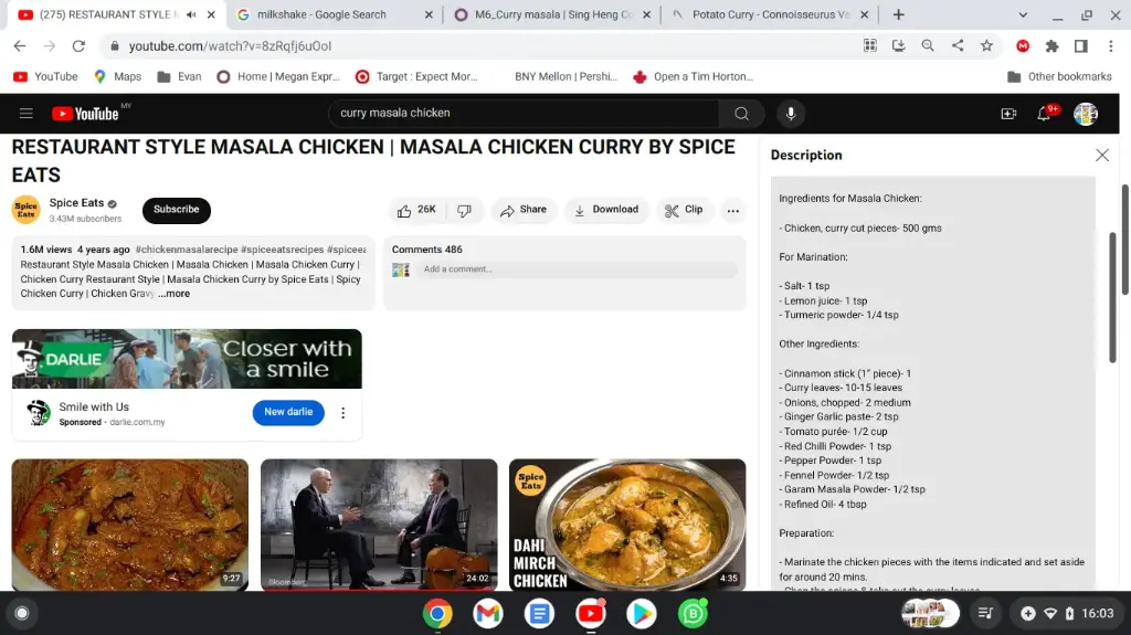 M6_Curry masala chicken
