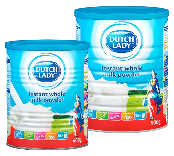 Dutch Lady milk powder (Chocolate/Strawberry/Caramel/Soymilk)