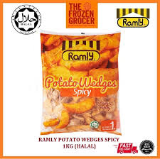 RAMLY potato wedges, 1kg