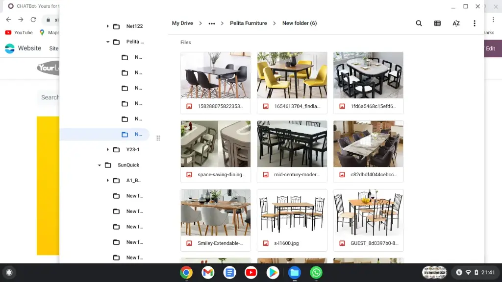 HOME DEPOT- Dining table (6s/8s/10s)