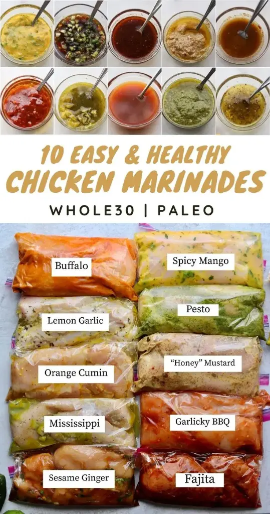 Chicken Marinades @1st CAFE