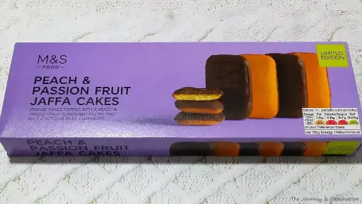Peach and passion fruit Jaffa cakes