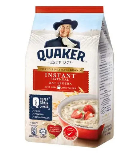 Quaker oatmeal (Strawberry/Chocolate/Coffee/Caramel)