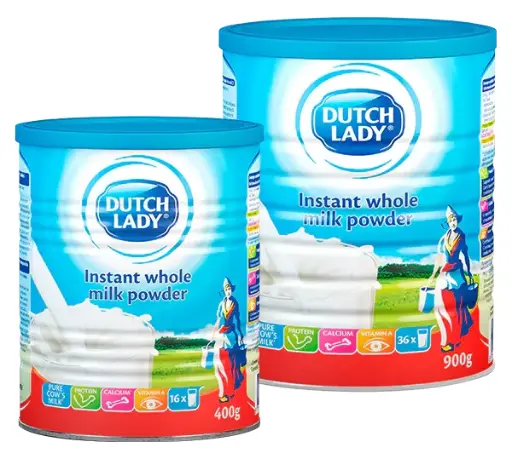 Dutch Lady milk powder (Chocolate/Strawberry/Caramel/Soymilk)
