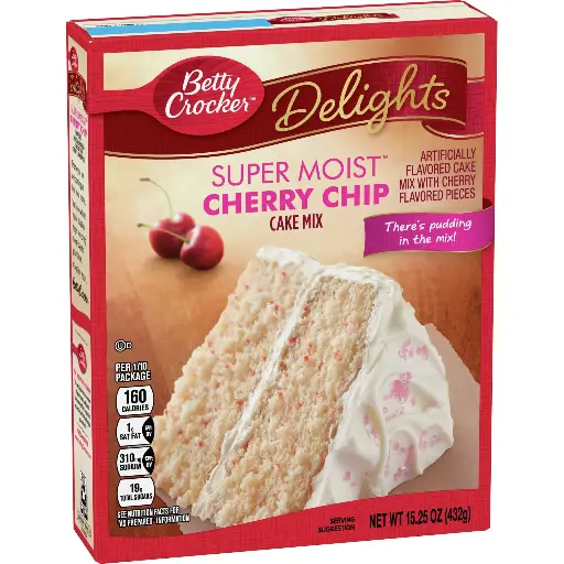 Betty Crocker cake mix- Cherry chip