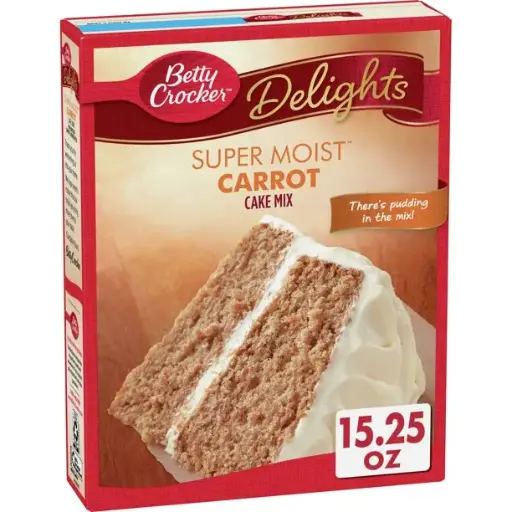 BETTY CROCKER cake mix- Carrot cake