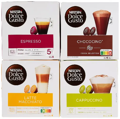 NESCAFE Dolce gusto, Coffee pods