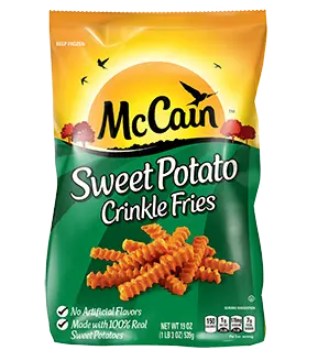McCAIN Sweet potatoes crinkle fries, 1kg