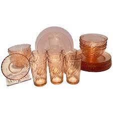 PYREX glassware (set of 8s) (R/G/B/Y)