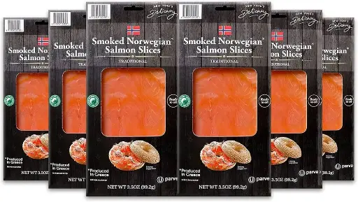 Smoked salmon, 3pcks