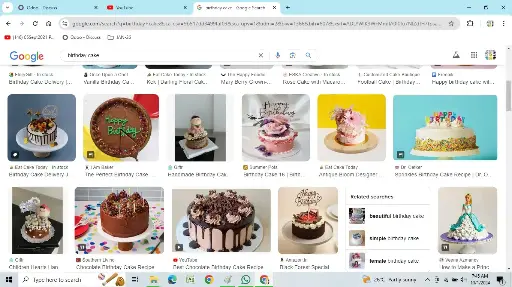 Birthday cakes