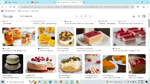 Jelly sponge cake