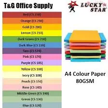 Lucky Star coloured paper, 50s